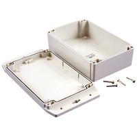 hammond 1555hf42gy ip67 abs enclosure with flanged lid l grey 180 