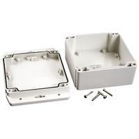 hammond 1555n2f42gy ip67 pc enclosure with flanged lid l grey 120 