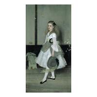 Harmony in Grey and Green - Miss Cicely Alexander By James McNeill Whistler