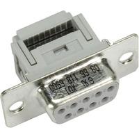 Harting 09 66 118 7500 D-Sub Socket 9 Way IDC Termination 1.27mm P...