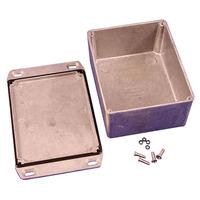 Hammond 1590WXXFLBK Watertight Diecast Enclosure Flanged Lid 145x1...