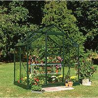 Halls Green Aluminium Frame Apex Greenhouse - 6 x 4 ft