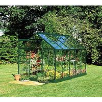 Halls Green Aluminium Frame Apex Greenhouse - 6 x 10 ft