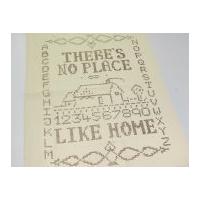 Habico Traditional Printed Embroidery Sampler No Place Like Home