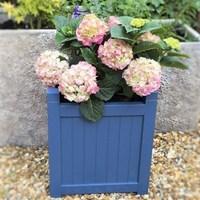 Hardwood Acacia Large Planter Navy x2