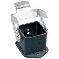 Harting 09 37 003 0301 Han® M Base Housing Bulkhead Top Entry 1 Lever