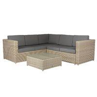 Hampton Flex 5 Seater Lounge Sofa Set