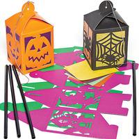 Halloween Stained Glass Lantern Kits (Pack of 4)