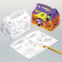 Haunted House Colour-in Treat Boxes (Pack of 30)