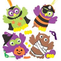 Halloween Owl Decoration Kits (Pack of 16)