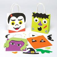 Halloween Treat Bag Kits (Pack of 4)
