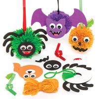 Halloween Pom Pom Decoration Kits (Pack of 15)