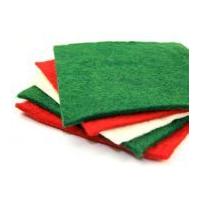 habico extra thick wool felt xmas assortment