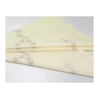 Habico Traditional Printed Embroidery Small Tablecloth Floral Daisy