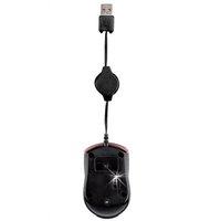 Hama Pequento (1600dpi) Wired USB 2.0 Laser Mouse (Black/Red)