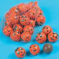 halloween chocolate pumpkin balls pack of 16