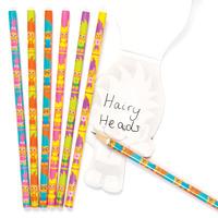 Hairy Heads Pencils (Pack of 12)