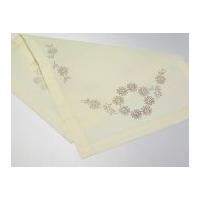 Habico Traditional Printed Embroidery Small Tray Cloth