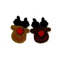 Habico Christmas Reindeer Handmade Felt Embellishments 55mm x 68mm