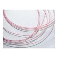 Habico Fine Wired Wrapped Cord Pale Pink