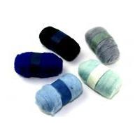 habico felting wool bundle blue assortment