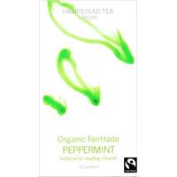 hampstead tea peppermint organic fairtrade infusion 20 sachets