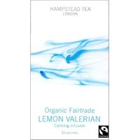 Hampstead Tea Lemon Valerian Organic Fairtrade Infusion - 20 Sachets