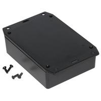 hammond 1591xxgflbk frabs enclosure flanged lid 121 x 94 x 33mm black