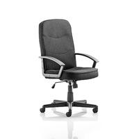 Harley Executive Black Fabric Chair