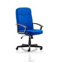 Harley Executive Blue Fabric Chair