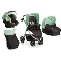 Hauck Priya Trio Travel System-Caviar/Pistachio (New)