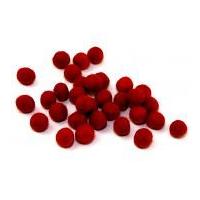 habico felt ball embellishments xmas red