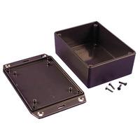 hammond 1591xxgsflbk gpabs enclosure flanged lid 121 x 94 x 33mm black