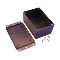 hammond 1591xxtsflbk gpabs enclosure flanged lid 123 x 83 x 59mm black