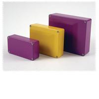 hammond 1590bbpr aluminium stomp box enclosure purple 119 x 94 