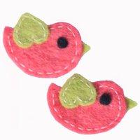 habico felt birds 6cm x 4cm heart 2cm pack of 2 374543