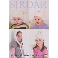 Hats in Sirdar Snuggly Snowflake Chunky (4698)
