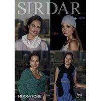 Hat, Snood, Scarf and Wrap in Sirdar Moonstone (7860)
