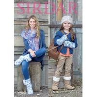 hat scarf wristwarmers and husky boots in sirdar wild 7971 digital ver ...