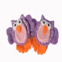 habico felt owls 55cm x 65cm pack of 2 374545