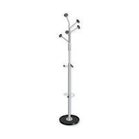 Hat and Coat Stand Style Tubular Steel with Umbrella Holder and 8 Pegs