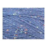 hayfield tweed knitting yarn aran 732 pop blue