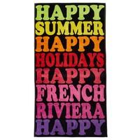 Happy Summer Beach Towel