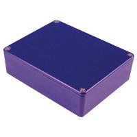 Hammond 1590XXCB Aluminium \'Stomp Box\' Enclosure Blue (145 x 121 x...