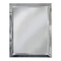 Hand Crafted Monte Stainless Steel Framed 45cm x 45cm Square Bathroom Mirror