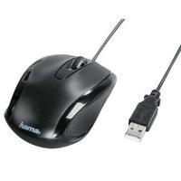 Hama AM-5400 800dpi Wired USB 2.0 3-Button Optical Mouse Black 86560