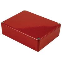 hammond 1590bbrd aluminium stomp box enclosure red 119 x 94 x 34mm