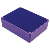 Hammond 1590BBCB Aluminium \'Stomp Box\' Enclosure Blue (119 x 94 x ...
