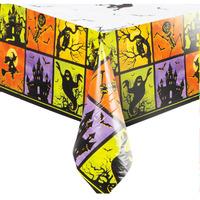 Haunted House Plastic Party Table Cover