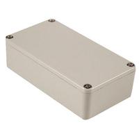 Hammond 1590BLG Aluminium \'Stomp Box\' Enclosure Grey (112 x 60 x 31mm)